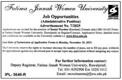 Fatima Jinnah Women University